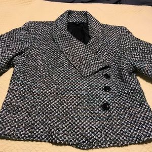 Layfayette 148 cropped jacket size 16